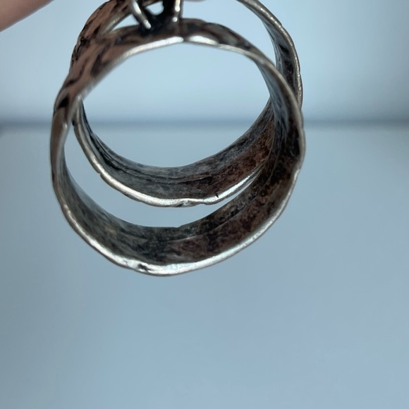 ☀️3/15$ NWOT Hoop Dangling Earrings - Picture 4 of 6